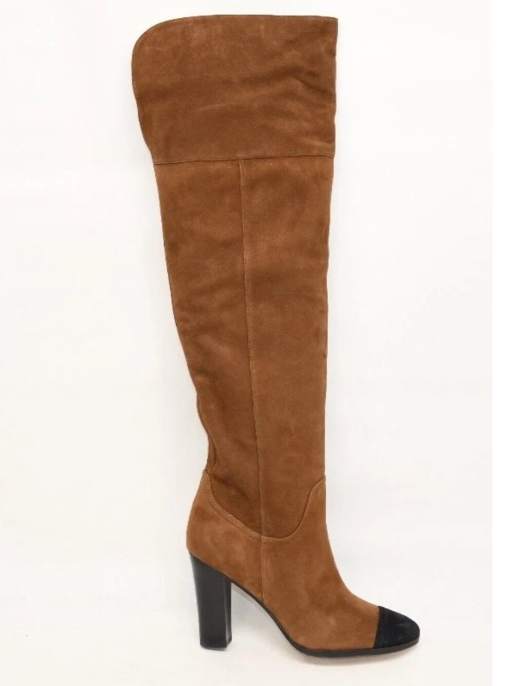 New! VERONICA BEARD Conrad Suede Over-The-Knee Boot Size 8 Brown Suede M DD504A
